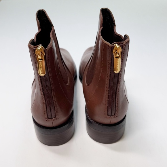 Cole Haan Reid Chestnut Brown Waterproof Leather Boots 10.5 - Picture 5 of 10